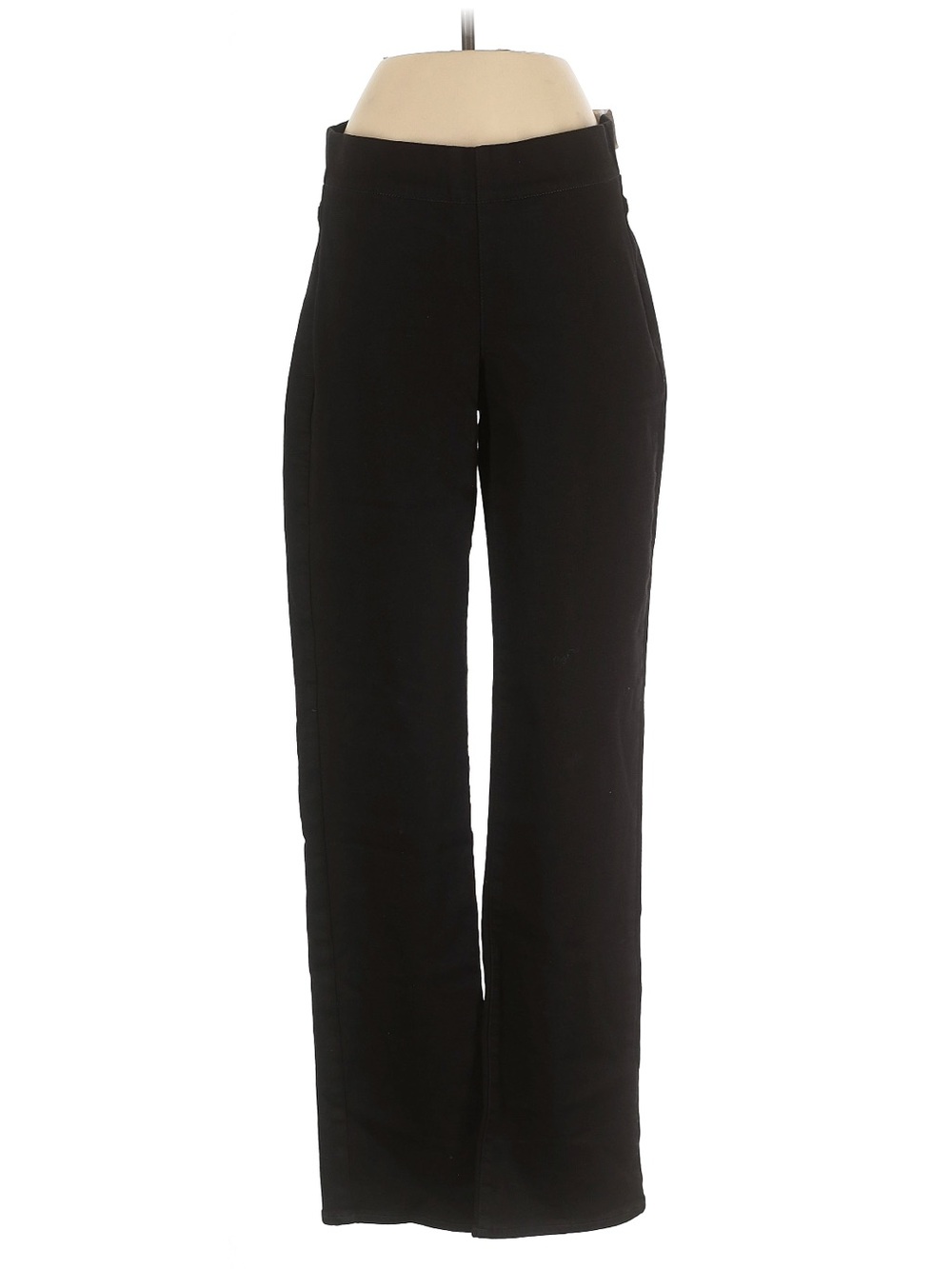 NYDJ Black Wide-Leg Pull-On Pants